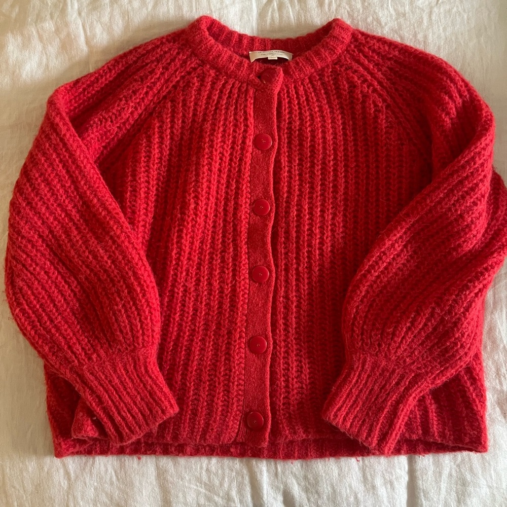 Sezane Emile Cardigan - Red